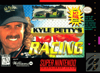 Kyle Petty's No Fear Racing Super Nintendo US box art